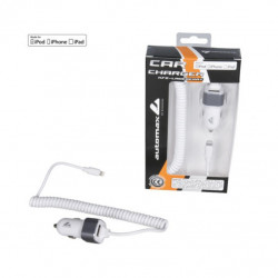 Nabíječka Lightning kabel+USB 12/24V