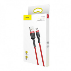 Kabel USB na micro USB BASEUS Cafule 1,5A 200cm červený