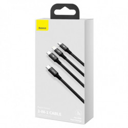 Kabel USB-C Baseus 3 v 1 Baseus
