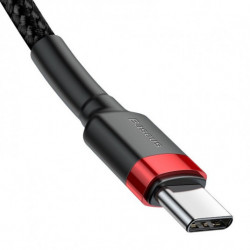 Kabel USB-C pro USB-C PD BASEUS Cafule PD 2.0 QC 3.0 60W 200 cm