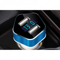 Nabíječka do auta 2xUSB + TEST PCH PRO-05