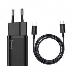 Nabíječka USB-C Baseus Mini Power Delivery 25W s kabelem USB-C 100 cm