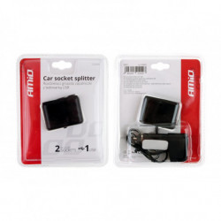 Rozdvojka autozapalovače + USB SOC1