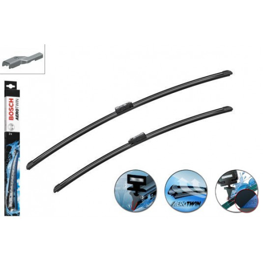 Stěrače Bosch Aerotwin sada pro FORD S-MAX [06] (02.09-12.14) 750/650mm