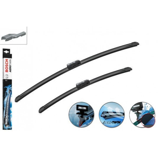 Stěrače Bosch Aerotwin sada pro HYUNDAI i30 CW [FD] (02.08-03.10) 600/450mm