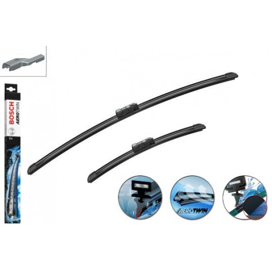 Stěrače Bosch Aerotwin sada pro FIAT 500C [312..] (07.09-souč.) 600/340mm