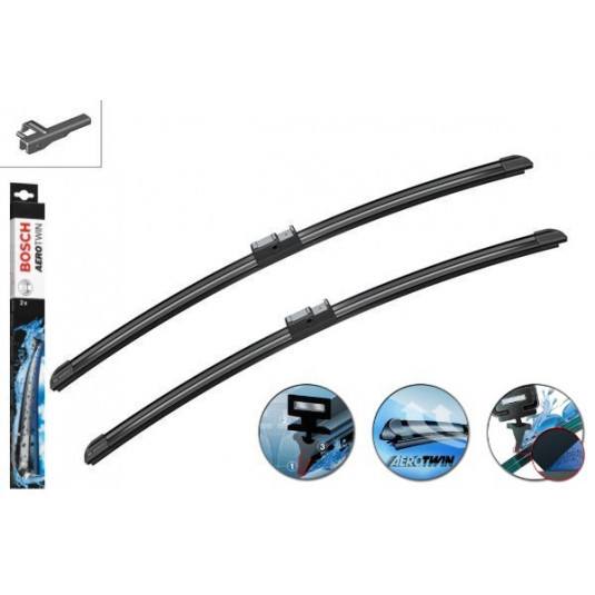 Stěrače Bosch Aerotwin sada pro AUDI TT Roadster [8N9] (05.03-06.06) 530/530mm