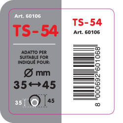 Koncovka výfuku (Ø výfuku do 45mm) TS-54