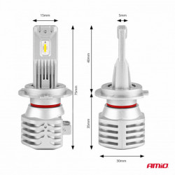 LED žárovky hlavního svícení H7 X1 Series AMiO
