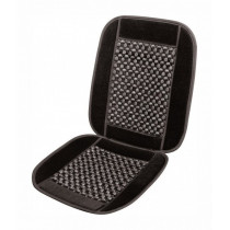 Potah sedáku kuličkový s lemem černý 93x44cm