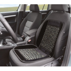 Potah sedáku kuličkový s lemem černý 93x44cm