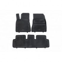 Pryžové rohože Tesla MODEL 3 verze s tepelným čerpadlem (od 2021) se zvýš. okrajem