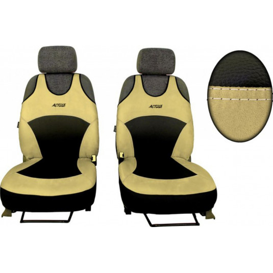 Autotrička Active Sport Alcantara A béžová (Alcantara-kůže)