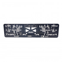 Podložka pod SPZ 3D AUDI S LINE (elegant)