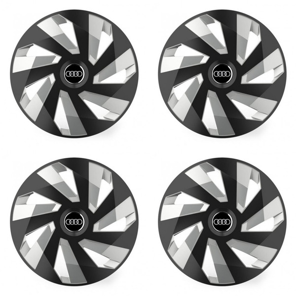 poklice pro Audi 16 Vector RC black and silver