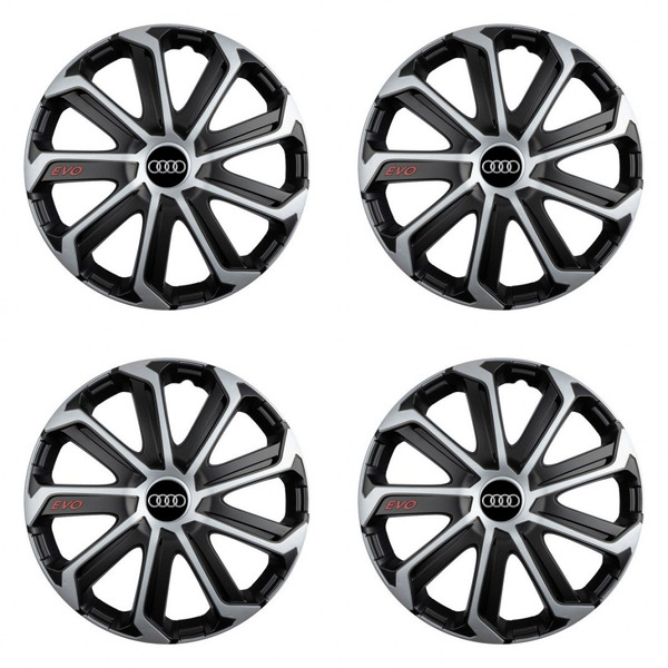 poklice pro Audi  16 Evo black&silver
