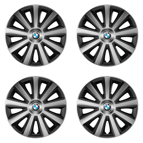 poklice pro BMW 16 Aviator carbon silver&black