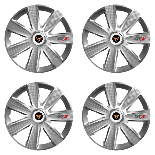 poklice pro Cupra 14 GTX CARBON silver