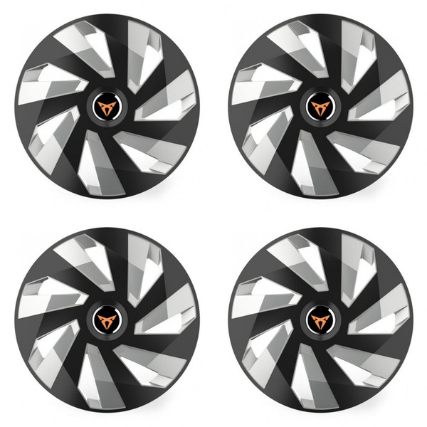 poklice pro Cupra 16 Vector RC black and silver