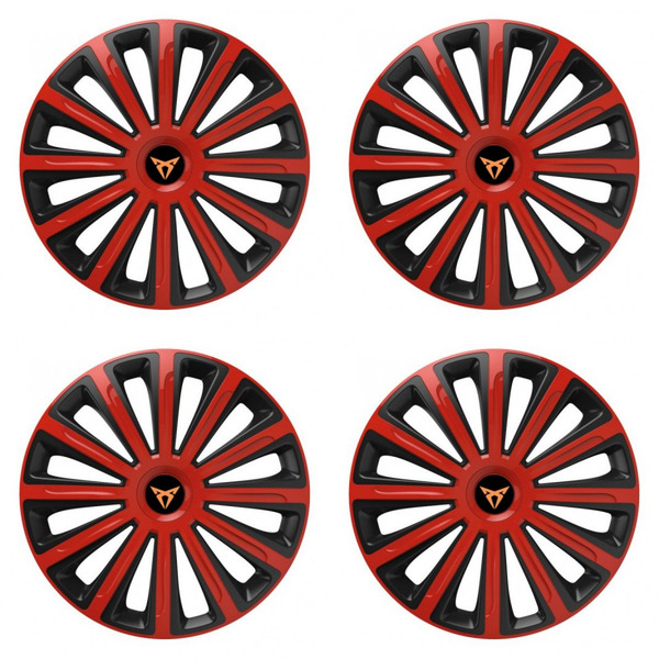 poklice pro Cupra 16 TREND red and black