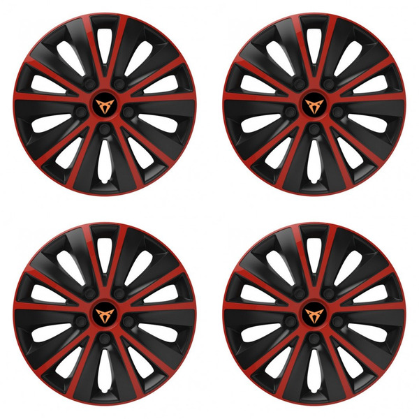 poklice pro Cupra 14 RAPIDE red and black