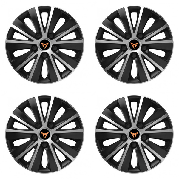 poklice pro Cupra 14 RAPIDE silver and black