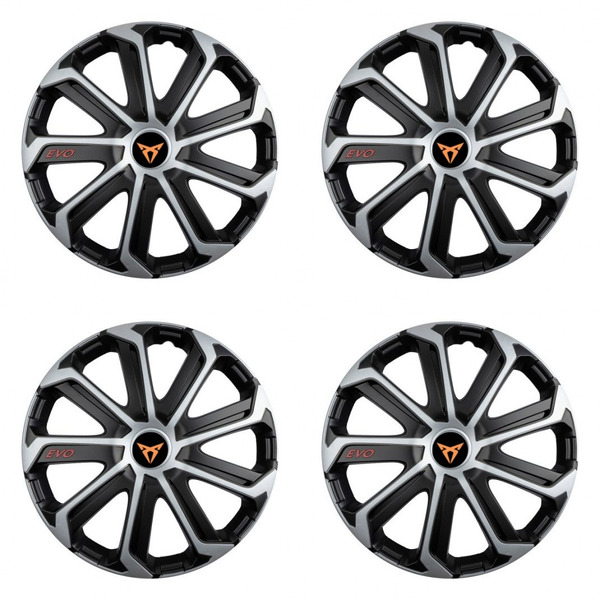 poklice pro Cupra 14 Evo black&silver