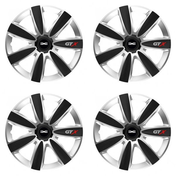 poklice pro Dacia (nové logo)  14 GTX CARBON silver/black