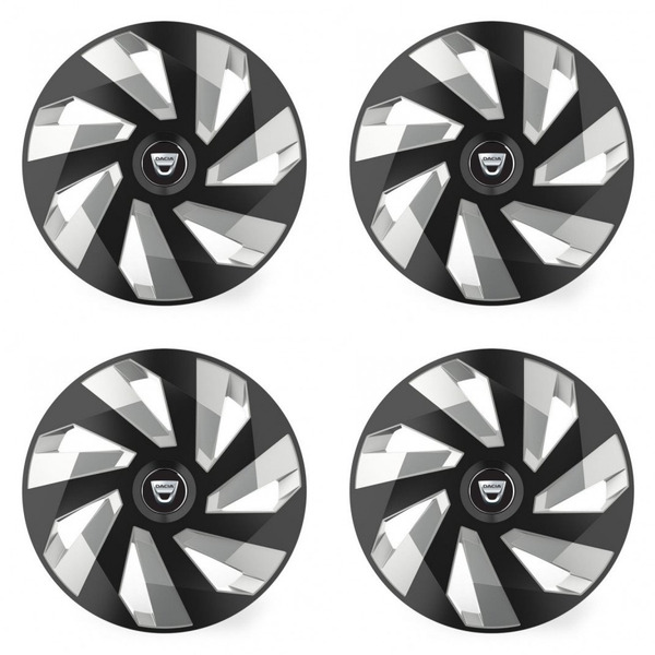 poklice pro Dacia (staršie logo)  15 Vector RC black and silver
