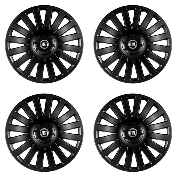 poklice pro Fiat (černý)  14 Smart black