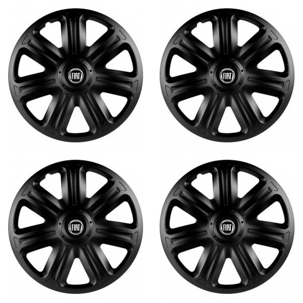 poklice pro Fiat (černý) 15 COMFORT BLACK