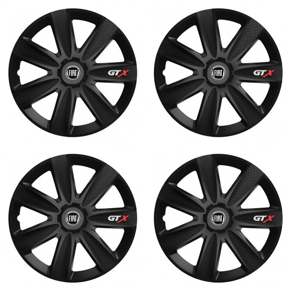 poklice pro Fiat (černý)  15 GTX CARBON black