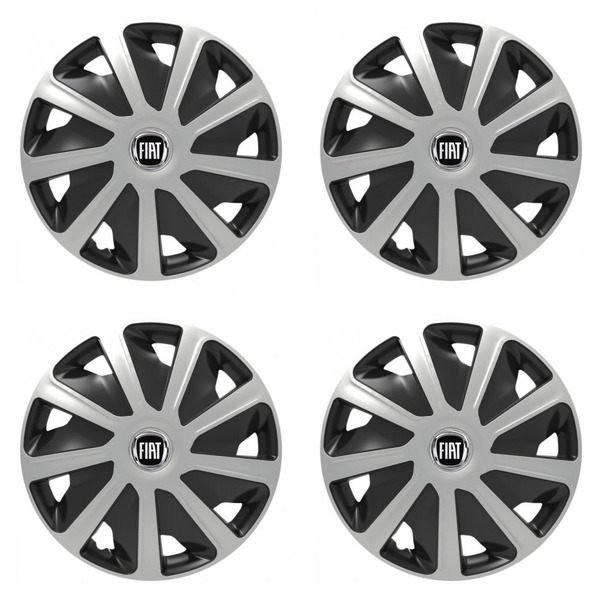 poklice pro Fiat (černý) pre dodávky 15 Craft silver and black