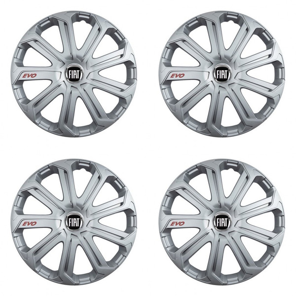 poklice pro Fiat (černý) 14 Evo silver