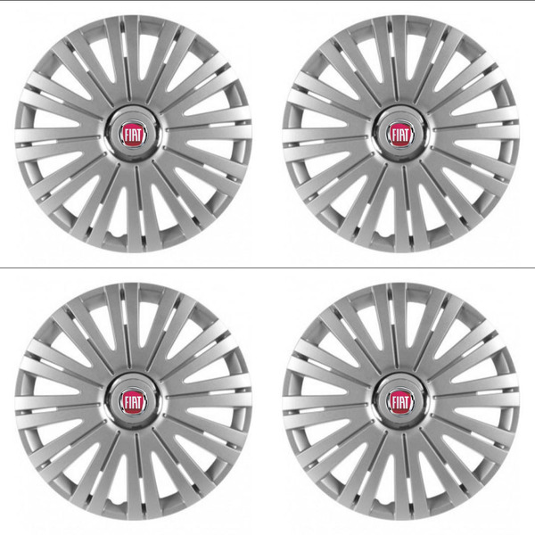 poklice pro Fiat (červené)  15 ACTIVE RC