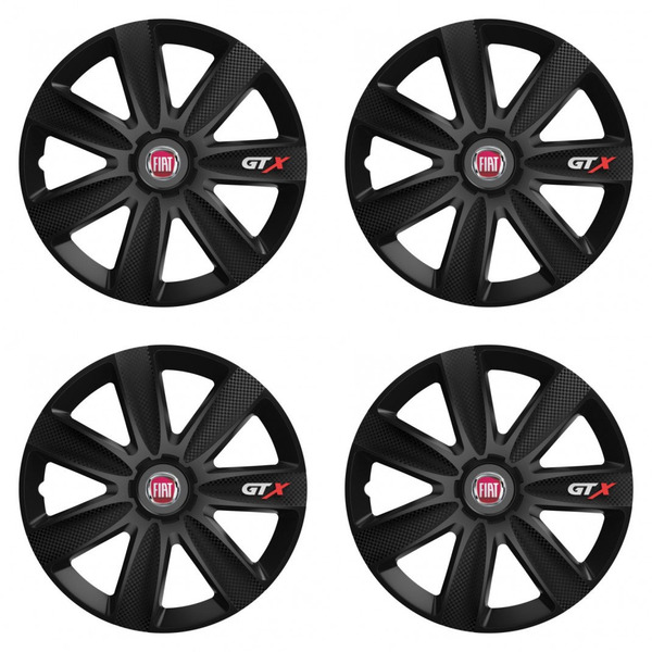 poklice pro Fiat (červené)  15 GTX CARBON black