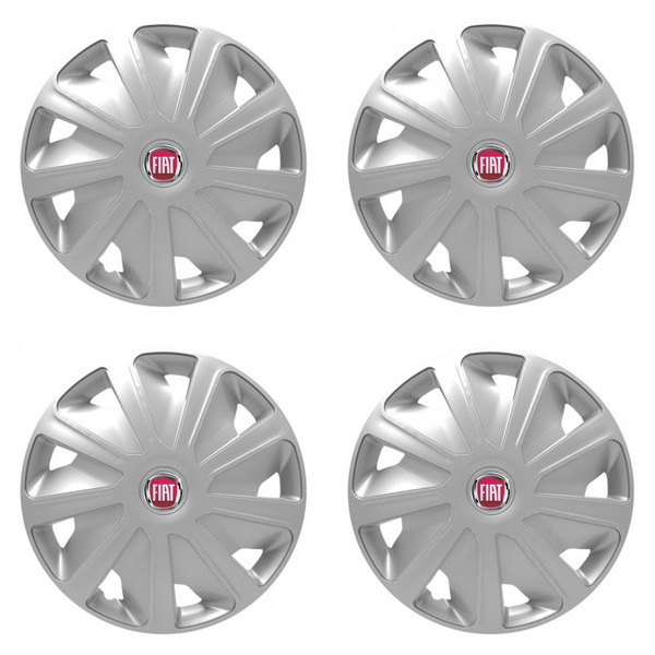 poklice pro Fiat (červené)  pre dodávky 16 Craft silver