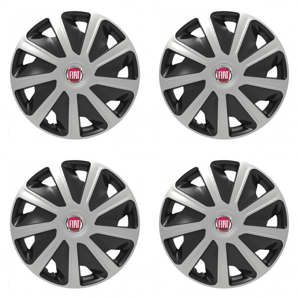 poklice pro Fiat (červené)  pre dodávky 15 Craft silver and black