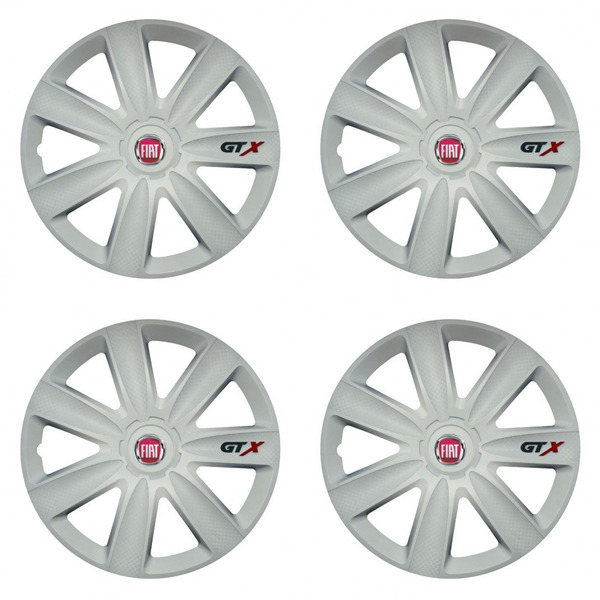 poklice pro Fiat (červené)  15 GTX carbon white