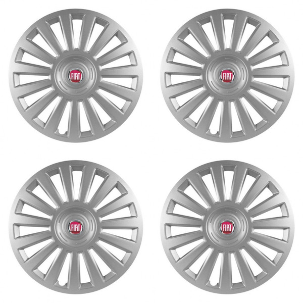 poklice pro Fiat (červené)  15 Luxury