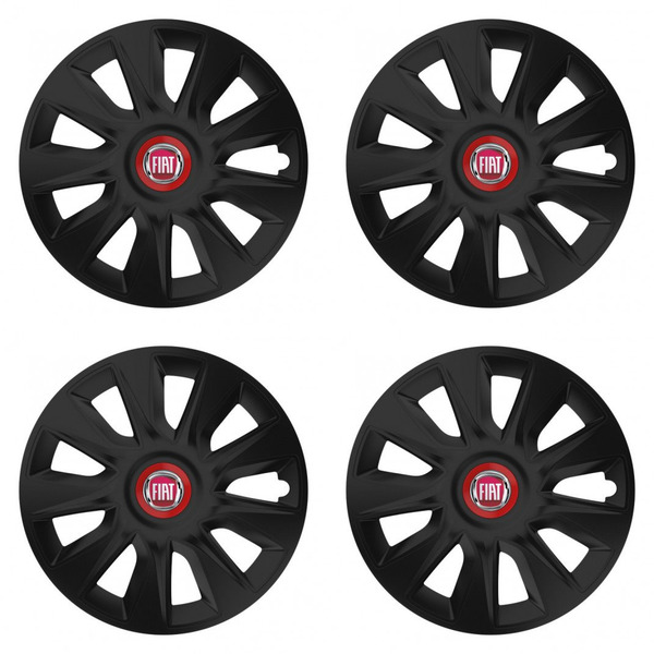 poklice pro Fiat (červené)  17 STRATOS RR black