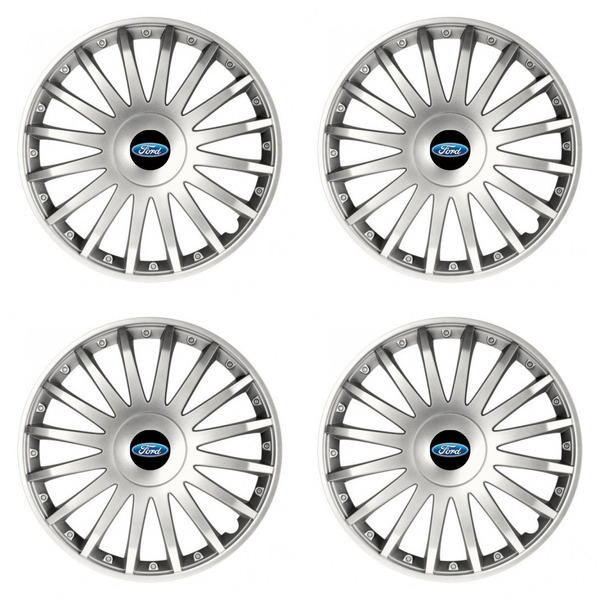 poklice pro Ford 16 CRYSTAL silver