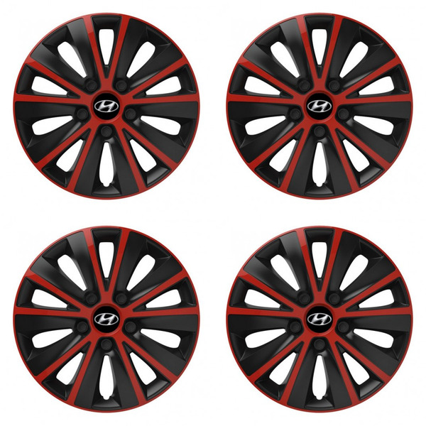 poklice pro Hyundai 16 RAPIDE red and black