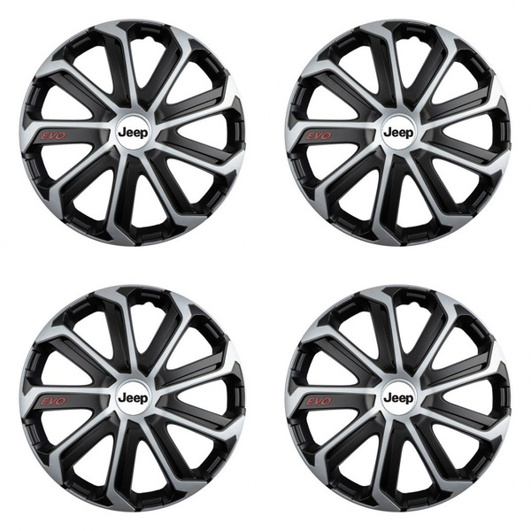 poklice pro Jeep 16 Evo black&silver