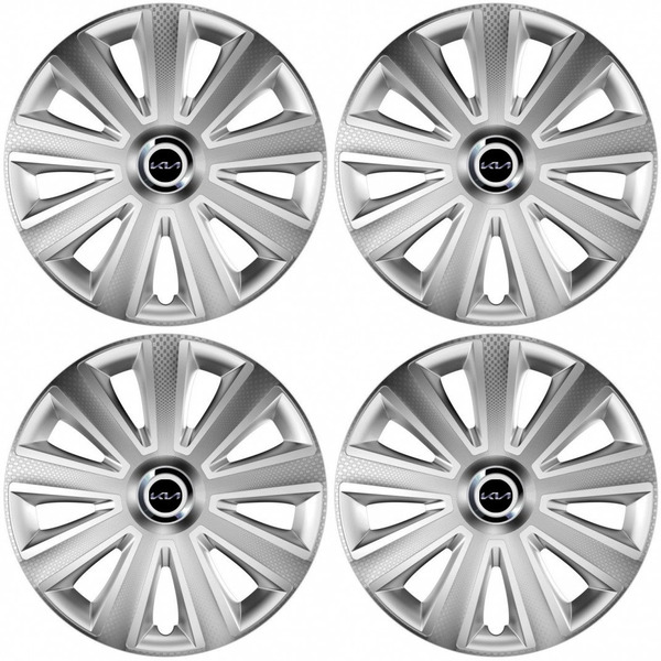 poklice pro Kia (nové logo)  14 Aviator carbon RC silver