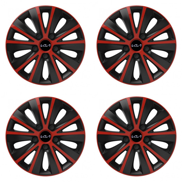 poklice pro Kia (nové logo)  15 RAPIDE red and black