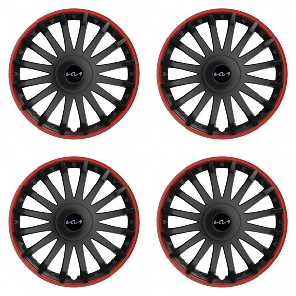 poklice pro Kia (nové logo)  15 CRYSTAL RO black