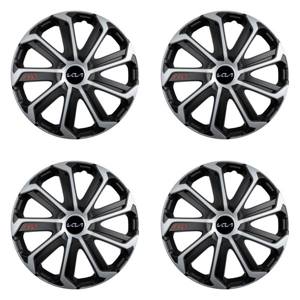 poklice pro Kia (nové logo)  16 Evo black&silver