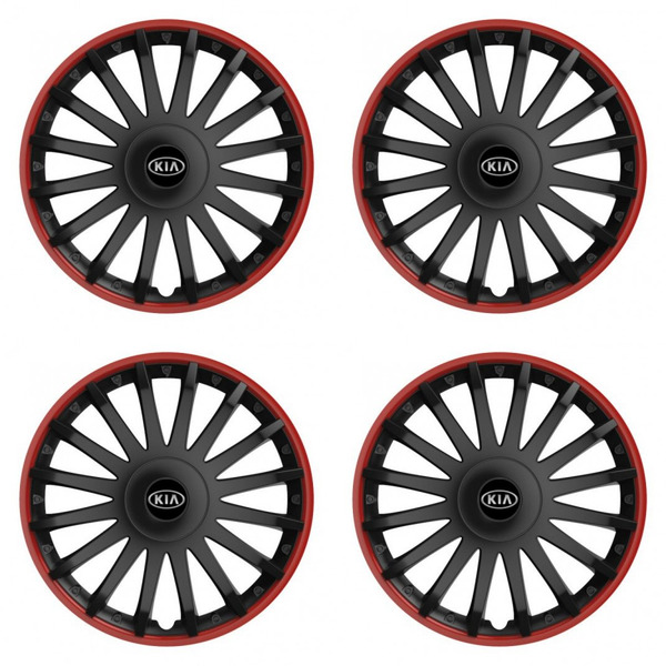 poklice pro Kia (staršie logo)  16 CRYSTAL RO black