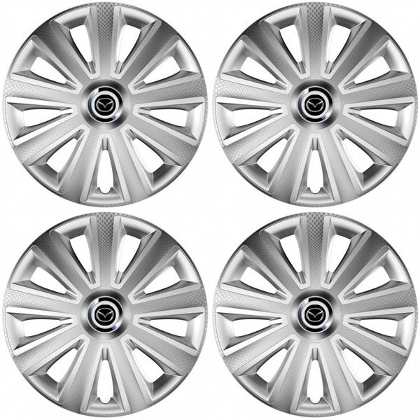 poklice pro Mazda  14 Aviator carbon RC silver